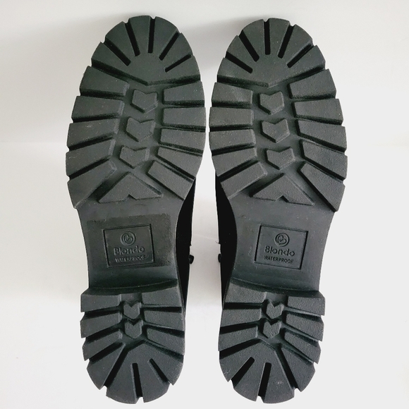 NEW Blondo Dagger Waterproof Suede Bootie in Black Size 7.5 - Picture 6 of 7